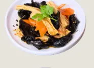 湯葉ときくらげの山椒和えの料理写真